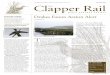 November 2011 Clapper Rail - Marin AudubonDrakes Estero continued from page 1 • Eelgrass beds in Drakes Estero would benefit from removal of shading by oyster racks and damage by