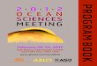 P R O G R A M B O O K - ASLO : ASLO Home PageLimnology and Oceanography For more than 50 years, ASLO has been a lead-ing professional organization for researchers and educators in