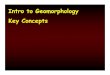 Intro to Geomorphology Key Conceptslibvolume3.xyz/.../geomorphologypresentation2.pdf · 2014-12-24 · Exogenic Forces- Climate change Primary influence on surface processes Has its