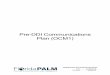 Pre-DDI Communications Plan (OCM1)€¦ · Pre-DDI Communications Plan (OCM1) Page 4 of 18 12/08/2016 Executive Summary The intent of the Pre-Design, Development and Implementation