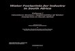 Water Footprints for Industry in South Africa 616.pdf · Water Footprints for Industry in South Africa Volume I Literature Review : Applicability of Water Footprints in South Africa
