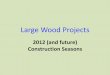 Large Wood Projects - King County, WashingtonPresentation - 2012 planned large wood projects Author King County Subject Presentation to a Large Wood public meeting held June 27, 2012
