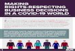 MAKING RIGHTS-RESPECTING BUSINESS DECISIONS IN A COVID … · 1 May 2020 E verywhere, human rights are at risk from the impacts of COVID-19.People around the world fear for their