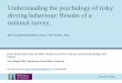 Understanding the psychology of risky driving behaviour: Results …rsa.ie/Documents/Seminars/RSA_Kiran_Sarma_Final.pdf · 2011-10-17 · School of Psychology Understanding the psychology