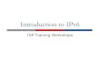 Introduction to IPv6 - bdNOGwiki.bdnog.org/lib/exe/fetch.php/bdnog6/5_-_introduction_to_ipv6.pdfIPv6 Development in full swing Rapid IPv4 consumption IPv6 specifications sorted out