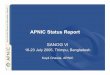 APNIC Status ReportAPNIC Status Report SANOG VI 16-23 July 2005, Thimpu, Bangladesh Kapil Chawla, APNIC. 2 ... future IPv6 deployment prop-020-v001 HD ratio for IPv4 LIR survey Impl