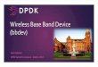 Wireless Base Band Device (bbdev) - DPDK · 2018-02-01 · Wireless Base Band Device (bbdev) Amr Mokhtar DPDK Summit Userspace - Dublin- 2017. why baseband..? * Reference: 3GPP TS