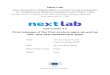 Next-Lab · 2018-06-26 · Next-Lab D3.3 First releases of the 21 st century apps as well as self and peer assessment apps Next-Lab 731685 Page 5 of 38 Executive Summary This deliverable