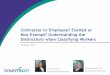 Contractor or Employee? Exempt or Non-Exempt? Understanding 2017-10-10آ  Exempt vs. Non-Exempt Why should