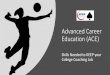 Advanced Career Education (ACE) · Advanced Career Education (ACE) Skills Needed to KEEP your College Coaching Job. Advanced Career Education (ACE) Above the Line Competencies 