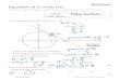 Equation of a circle (H) - JustMaths - Maths Tutorials ... · Equation of a circle (H) A collection of 9-1 Maths GCSE Sample and Specimen questions from AQA, OCR, Pearson-Edexcel