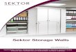 Sektor Storage Walls - RIBA Product Selector partitionin doors ironmongery lazin blinds raphics easyfit