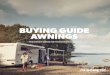 BUYING GUIDE AWNINGS - Eltesan Mobil آ  awning guidebook will then guide you, step by step, to the awning