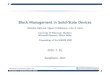 Block Management in Solid-State Devicescsl.skku.edu/uploads/ECE5658M10/SSD.pdf · Block Management in Solid-State Devices Abhishek Rajj,jy ,imwal, Vijayan Prabhakaran, John D. Davis