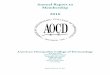 Annual Report to Membership 2016 - cdn.ymaws.com€¦ · Annual Report to Membership 2016 American Osteopathic College of Dermatology P.O. Box 7525 2902 N. Baltimore Street Kirksville,
