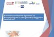 Autonomous Framework Agreement on Active Ageing and an Inter-generational … · 2017-05-08 · E - Inter-generational approach 17 Content of the FA Tools/measures to achieve inter-generational