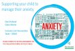 Supporting your child to manage their anxiety€¦ · 5, 4, 3, 2, 1 Grounding – Mindfulness walk Using your senses to help calm down and relax. Look for 5 things you see, 4 things