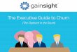 The Executive Guide to Churn - Gainsightinfo.gainsight.com/rs/...Executive-Guide-to-Churn.pdf · 5 INTRODUCTION But how big of a difference is 80% retention versus 95% retention,