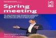 Spring meeting...2019/04/02  · Spring meeting An international multi-disciplinary conference covering a wide range of topics of interest to geriatricians and healthcare professionals