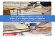 MATCHFIT DOVETAIL CLAMPS PROJECT PLAN 2-in-1 Straight …€¦ · MATCHFIT DOVETAIL CLAMPS PROJECT PLAN 2-in-1 Straight Edge Guide Original project idea and project plan by Ralph