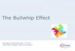 The Bullwhip Effect - AnyLogic · The bullwhip effect is a well known and studied phenomena of human behavior that effects supply chains in all industries. It posits that there are