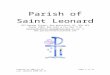 Symbols & Rituals - Parish of Saint Leonardparishofsaintleonard.com/Baptism Preparation.doc · Web viewThe sacraments, instituted by Christ and entrusted to the Church, include: Baptism,
