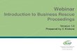 Introduction to Business Rescue Proceedings · Definition of Business Rescue: Proceedings to facilitate the rehabilitation of a company (or close corporation) that is financially