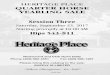 HERITAGE PLACE QUARTER HORSE YEARLING SALE Session …€¦ · HERITAGE PLACE QUARTER HORSE YEARLING SALE Session Three Saturday, September 23, 2017 Starting promptly at 10:00 AM