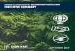 Executive Summary-Cannabis Environmental Best Management Practices Guide · 2017-10-16 · facilitation of dialogue between the cannabis industry, the community and technical experts