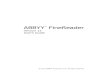 ABBYY FineReader...ABBYY FineReader 12 User’s Guide 2 Information in this document is subject to change without notice and does not bear any commitment on the part of ABBYY. The