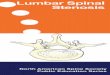 Lumbar Spinal Stenosis - Hunter Spine and Joint Replacement … · Lumbar Spinal Stenosis. The vertebrae are the bones that make up the lumbar spine (low back). The spinal canal runs