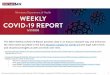 Minnesota Department of Health WEEKLY COVID-19 REPORT · 2020-05-21 · Minnesota Department of Health Weekly COVID- 19 Report: Updated 5/21/2020 with data current as of 4 p.m. the