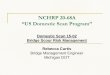 NCHRP 20-68A “US Domestic Scan Program”...NCHRP 20-68A “US Domestic Scan Program” Domestic Scan 15-02 Bridge Scour Risk Management Rebecca Curtis Bridge Management Engineer