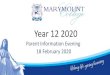 Year 7 2018 - marymount.qld.edu.au · (Year 11) satisfactory. UNIT 2 (Year 11) satisfactory. UNIT 3 (Year 11/12) UNIT 4 (Year 12) QLD Certificate of Education (QCE) • From Unit