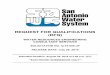 REQUEST FOR QUALIFICATIONS (RFQ) - San Antonio Water …...resources engineering consultant services to support SAWS’ water resource efforts in performing engineering services to