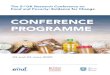 CONFERENCE PROGRAMME - enuf.org.uk · CONFERENCE PROGRAMME. UK Food and Poverty Conference 2020 1 TABLE OF CONTENTS Welcome 2 Programme-at-a-Glance 4 Plenary Sessions: Speakers and