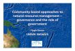 Community based approaches to natural resource management ... · 2011 PAC NBSAPCBW (Presentation by the LMMA Network on community-based approaches to natural resource management -