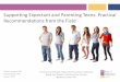 Supporting Expectant and Parenting Teens: Practical ... parents by providing access to â€کbaby pantriesâ€™