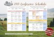 Final 2019 Conference Schedule - Homesteaders of America€¦ · Best Homestead with Permaculture Design Justin Rhodes I Abundant Permaculture Six Secrets for Better From-Scratch