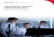 Industrial Cyber Security - Honeywell · 2018-10-02 · industrial cyber security consulting services that help companies safely operate and connect. Cyber Security assessments and