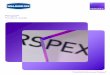 Perspex Product Guide - Alucraft01 Product Guide Perspex® Cast Acrylic Sheet Clear Available in a wide range of thicknesses from 3 – 60mm Transmitting 92% of all visible light no