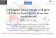 Leveraging Social Media and Web of Data to Assist Crisis ... · Leveraging Social Media and Web of Data to Assist Crisis Response Coordination SDM-2014 Tutorial Carlos Castillo, Qatar