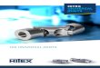 HITEX UNIVERSAL JOINTS - European Transmission Companynl.europeantransmissioncompany.eu/001 - Folder10 HUJ... · 2017-06-01 · UNIVERSAL JOINTS 2 Specifications b Suitable up to