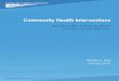 Community Health Interventions · Community Health Interventions Prevention’s Role in Reducing Racial and Ethnic Health Disparities Meredith L. King, MPP Center for AmeriCAn Progress