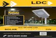 LDC … · ALL-IN-ONE LED SOLAR Street LIghtS 5W 25 year Solar LIFESPAN (07) 5529 1188 Australian-Made for Safer Roads! ... (07) 5529 1188 Contact Us TODAY! f in Product SpEcIfIcAtIONS