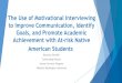 The Use of Motivational Interviewing to Improve ... · What is Motivational Interviewing Developed by Professors of Psychology Stephen Rollnick & William Miller for the treatment