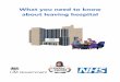 What you need to know about leaving hospital - Easy …...This Easy Read leaflet tells you what will happen after you leave hospital. It is important that all hospitals have enough