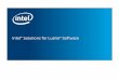 Module: Why Intel® Solutions for Lustre* Software€¦ · Scale-out storage to fuel large-scale, data-intensive technical application workloads Intel@ Foundation Edition for Lustre*
