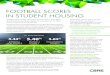 FOOTBALL SCORES IN STUDENT HOUSING...reported on in CBRE’s Student Housing team’s mid-year 2019 update on student housing investment. Similarly, cap rates for student housing assets