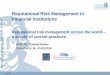 Reputational Risk Management in Financial …...02.03.2016 Reputational risk management across the world –a survey of current practices Prof. Dr. Thomas Kaiser Frankfurt a. M., 03.03.2016